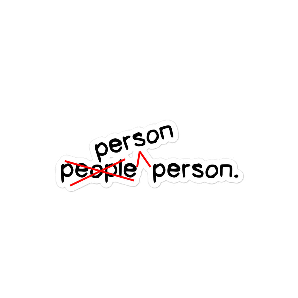 Not A People Person Sticker